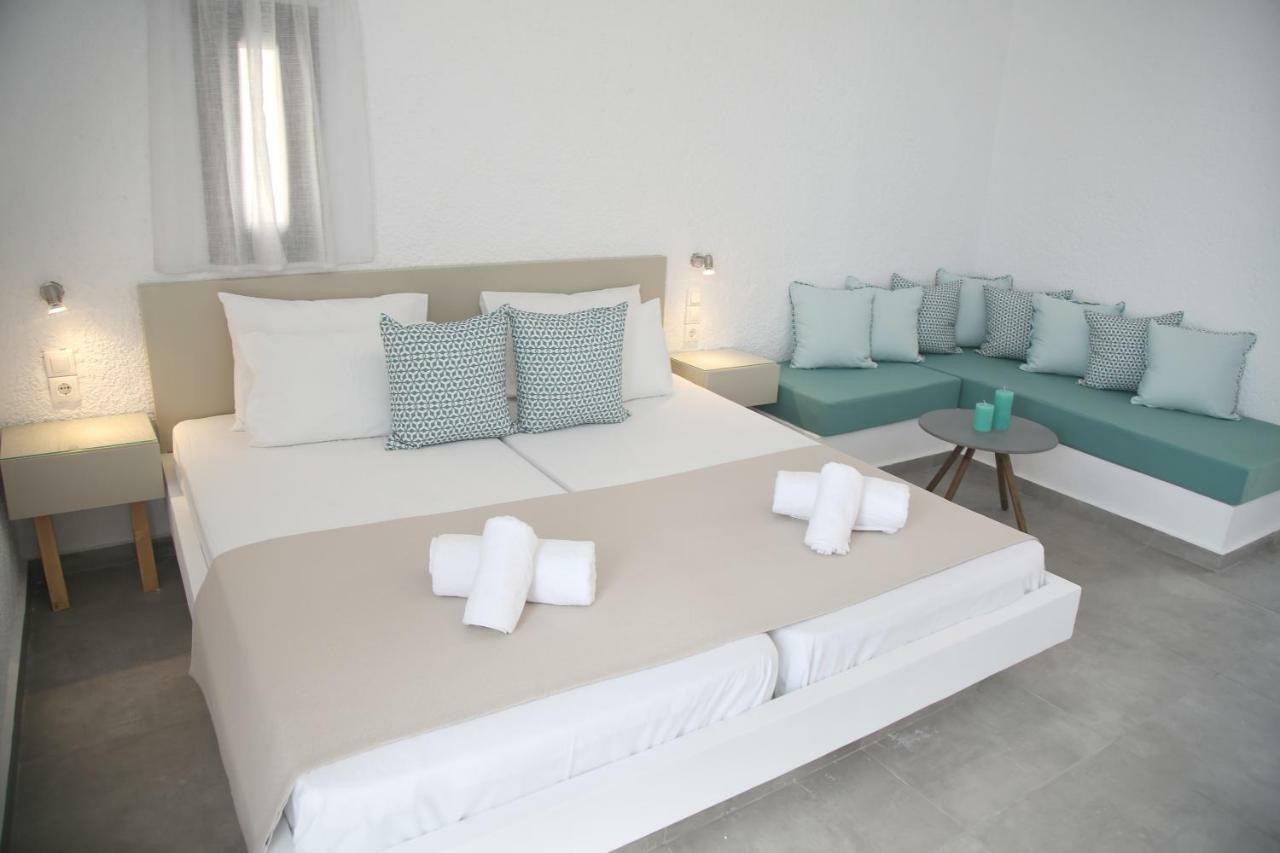 Blue Ocean Apartments Makrýgialos Esterno foto
